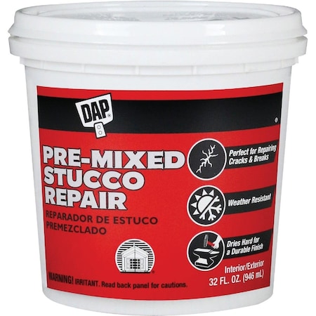 Dap 32 Oz. Pre-Mixed Stucco Patch 64811